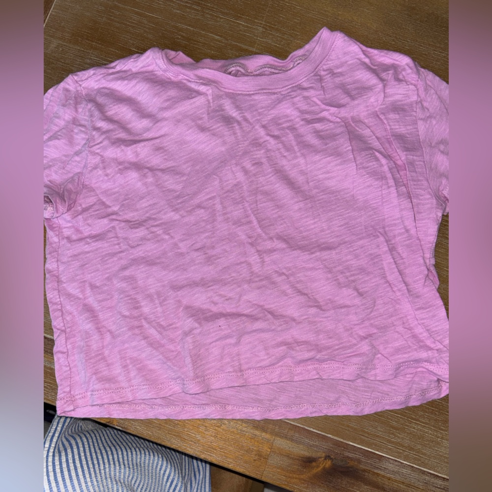 Katie J NYC Light Pink Short Sleeve Tee